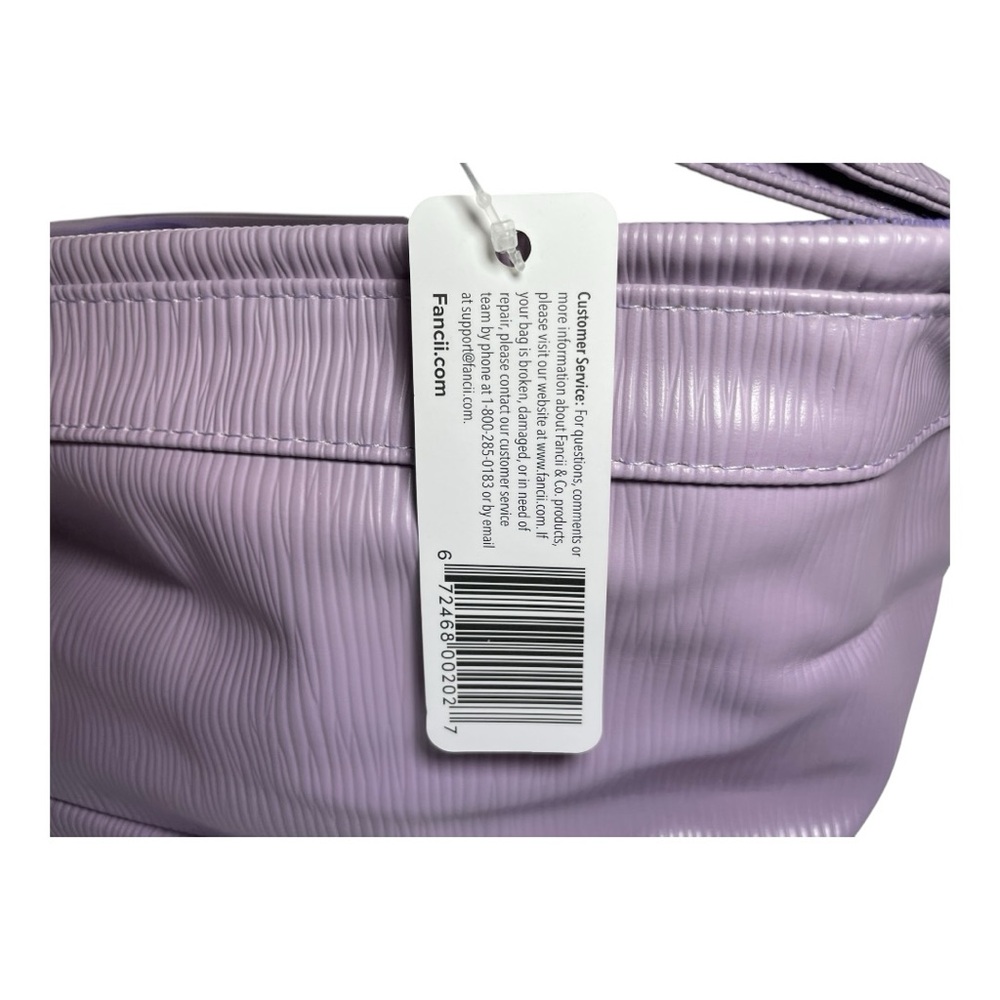 Fancii Macy Bag 2 In 1 Makeup Pink Zippers MSRP $46 - Picture 8 of 9